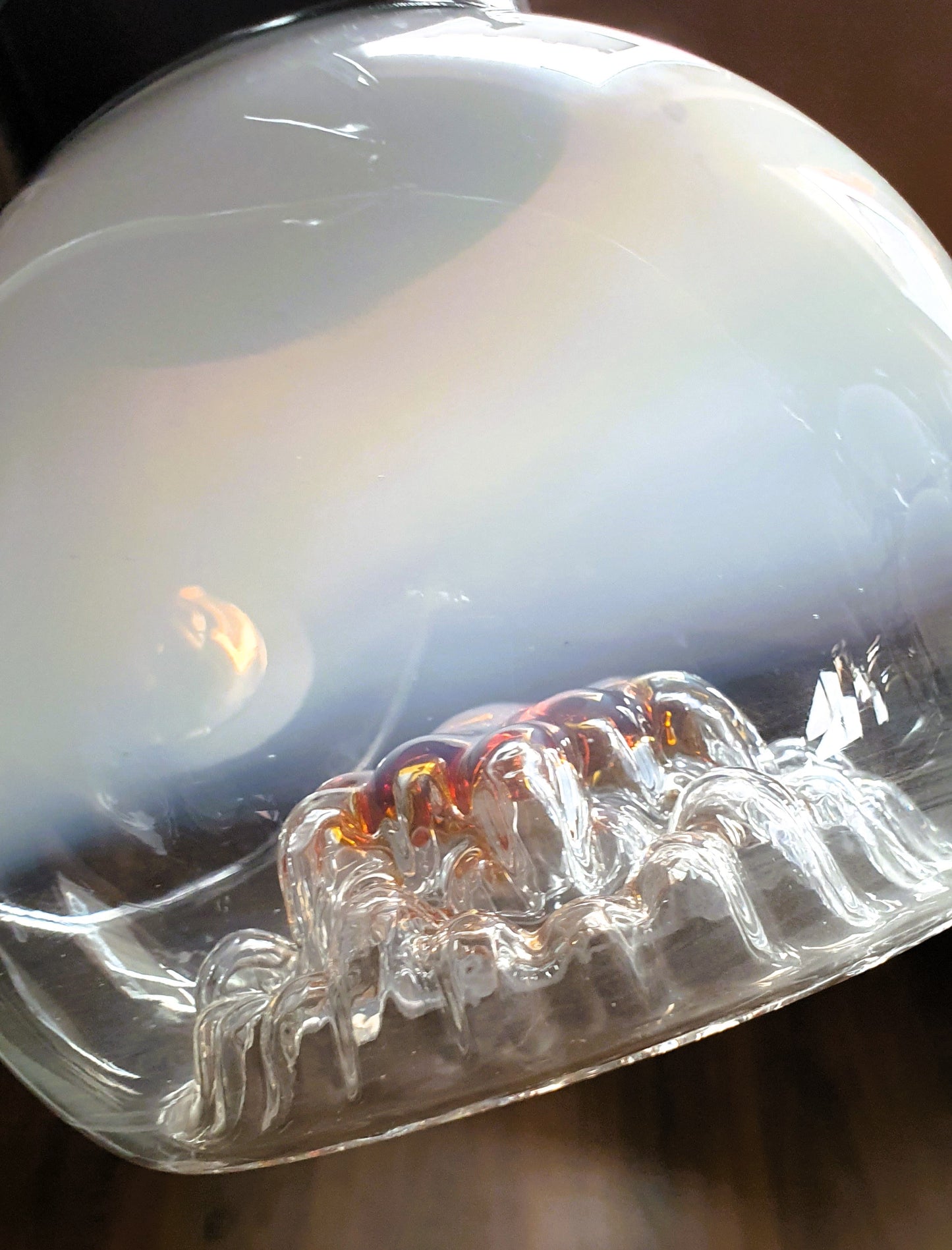 LAMPADARIO IN VETRO DI MURANO DI MAZZEGA ANNI '60 - '70