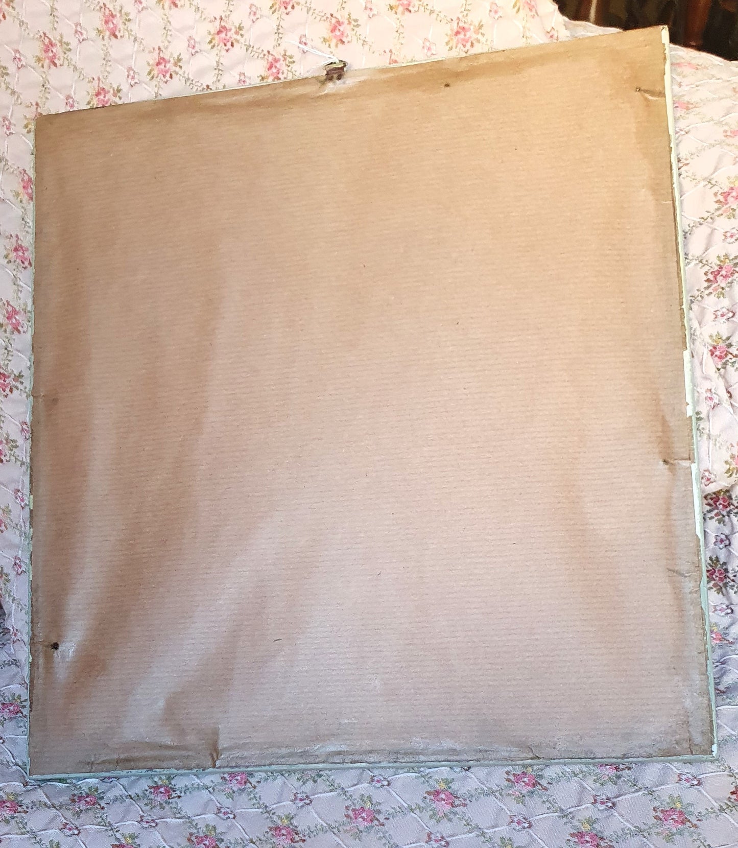 QUADRETTO VINTAGE DIPINTO A MANO: CUCCIOLO