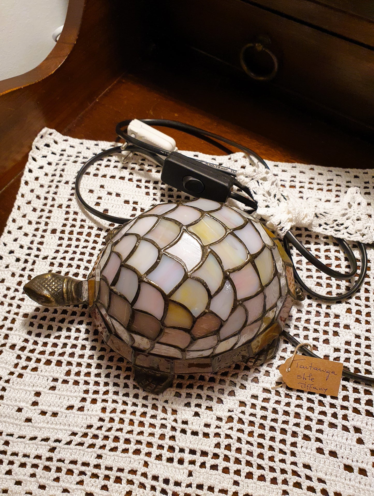 LAMPADA A TARTARUGA STILE TIFFANY VINTAGE