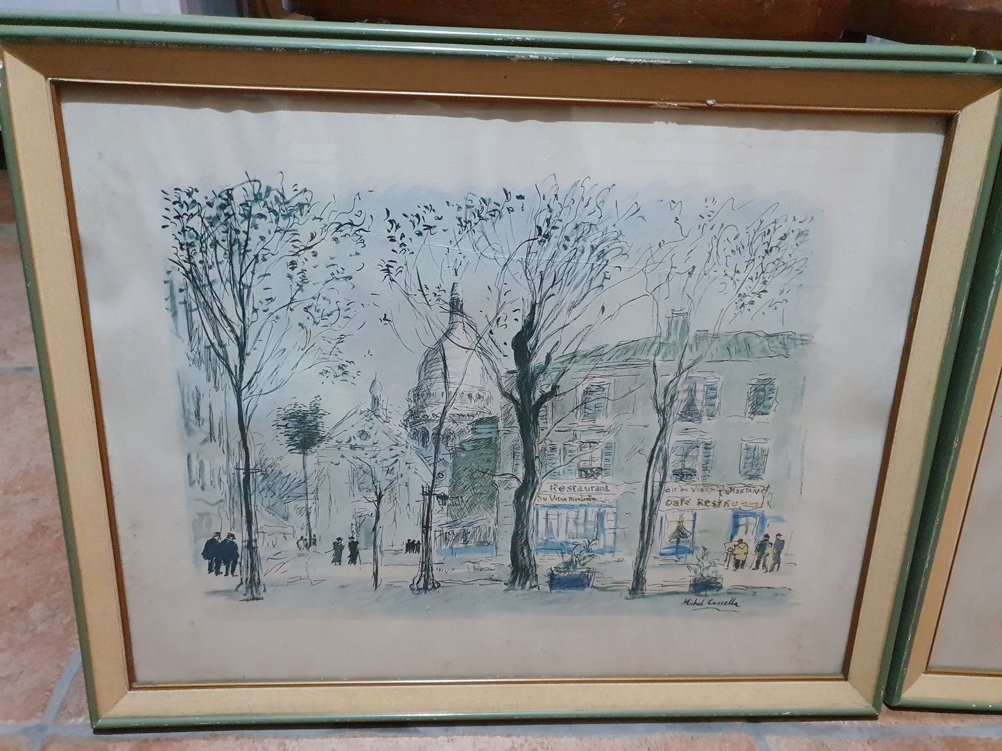 LITOGRAFIA MICHELE CASCELLA PARIGI 1955