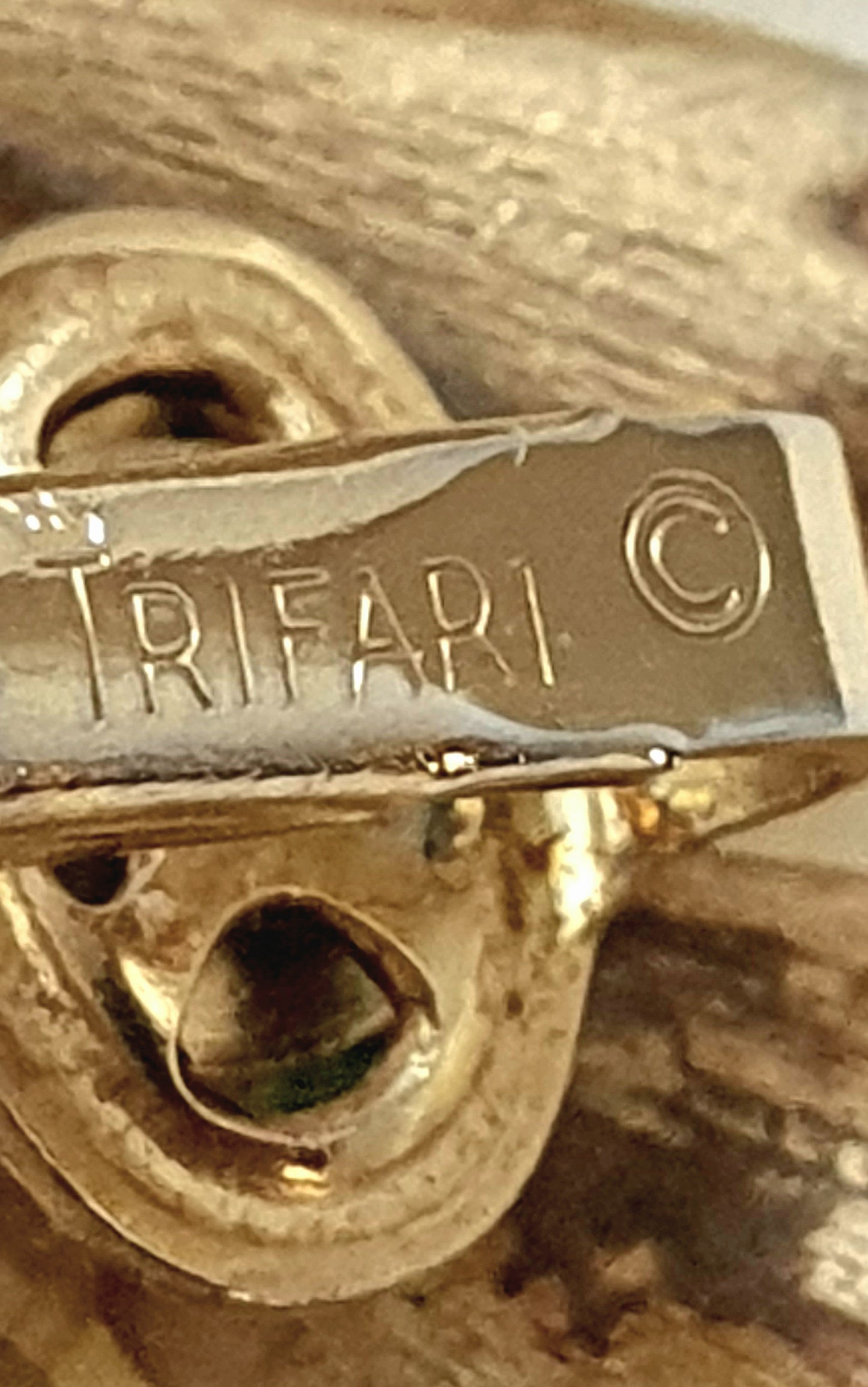 ORECCHINI TRIFARI VINTAGE ANNI '60