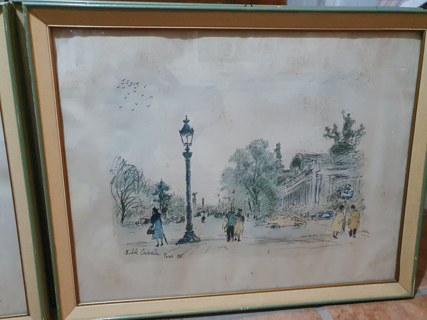 LITOGRAFIA MICHELE CASCELLA PARIGI 1955