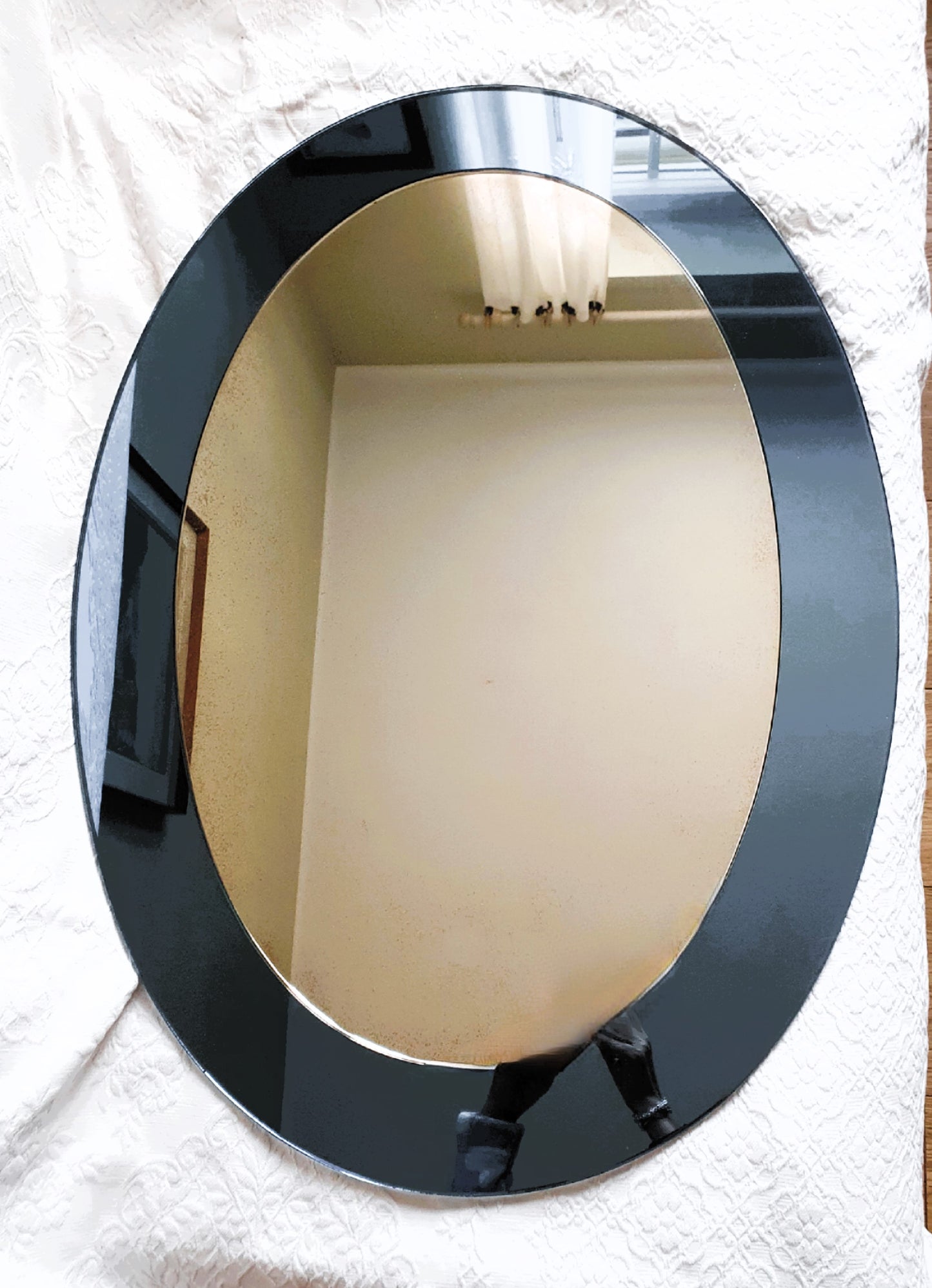 SPECCHIO DOPPIO VETRO MODERNARIATO DESIGN ANNI '60 - '70