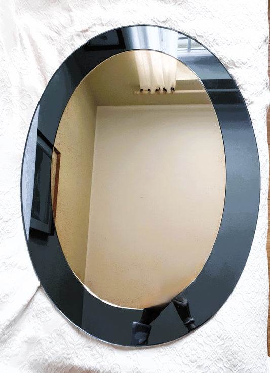 SPECCHIO DOPPIO VETRO MODERNARIATO DESIGN ANNI '60 - '70