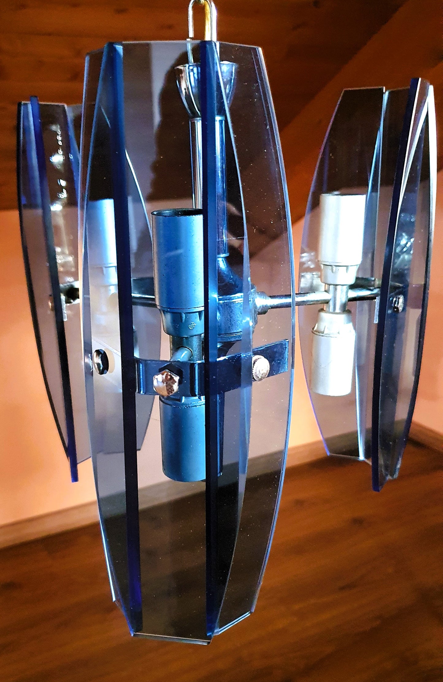 LAMPADA A SOSPENSIONE MODERNARIATO A.LUPI PER VECA ITALIA ANNI '60-'70