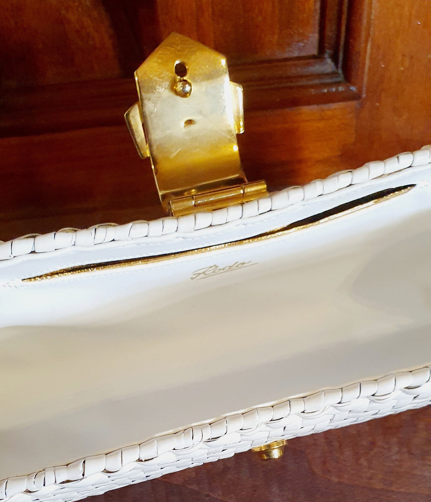 BORSETTA POCHETTE IN VIMINI VINTAGE ANNI '60