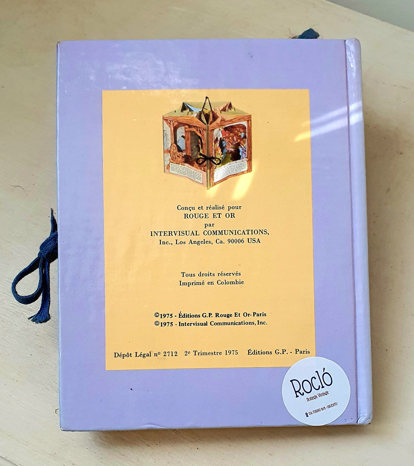 LIBRO POP UP VINTAGE EDIZIONI G.P. PARIGI 1975