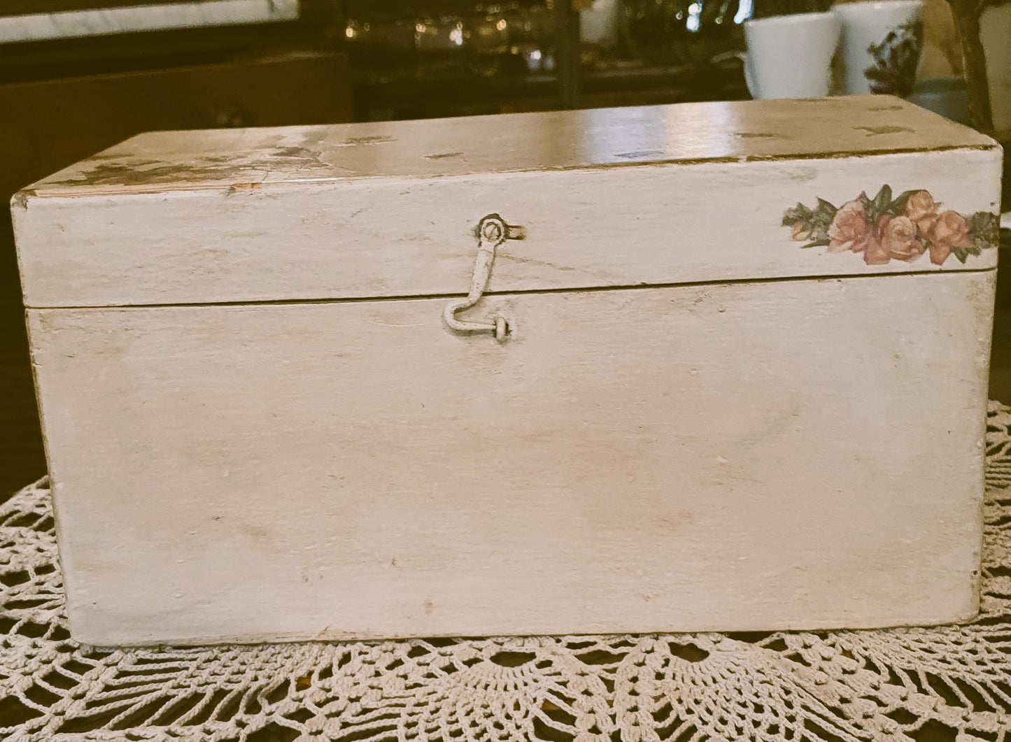 ANTICA SCATOLA DA BARBA DA VIAGGIO INIZIO '900