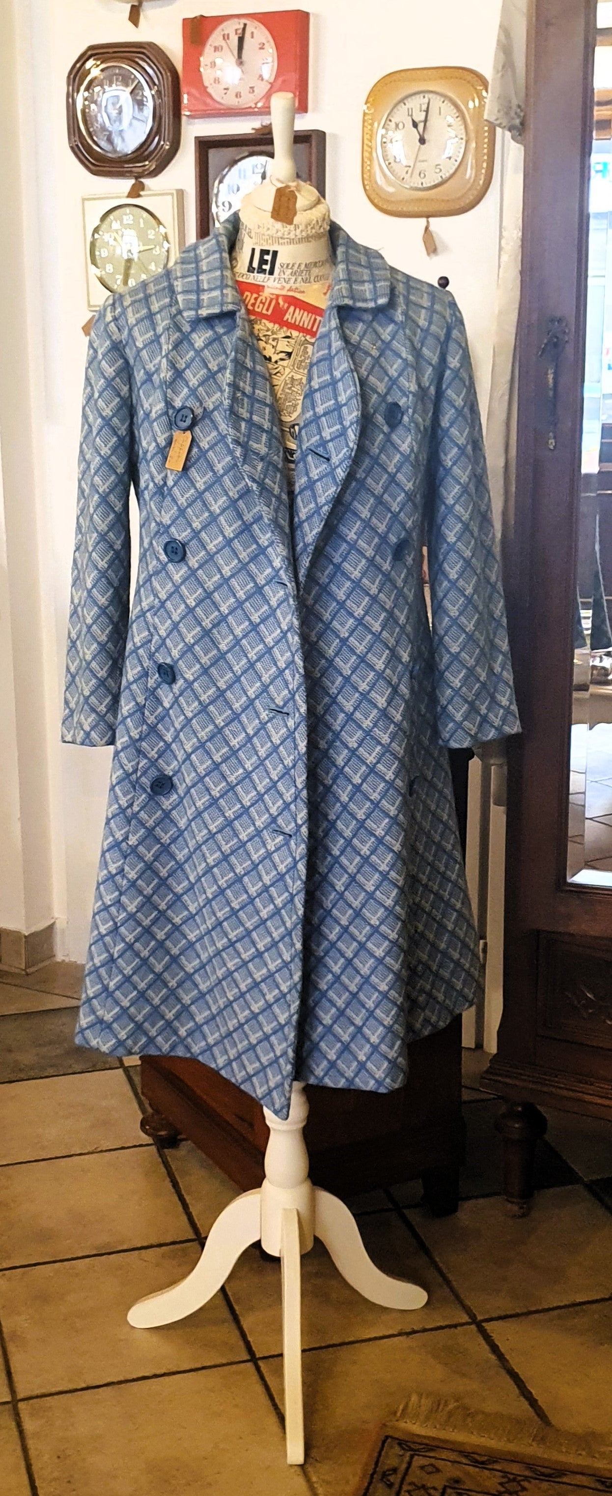 CAPPOTTO SARTORIALE VINTAGE ANNI '60
