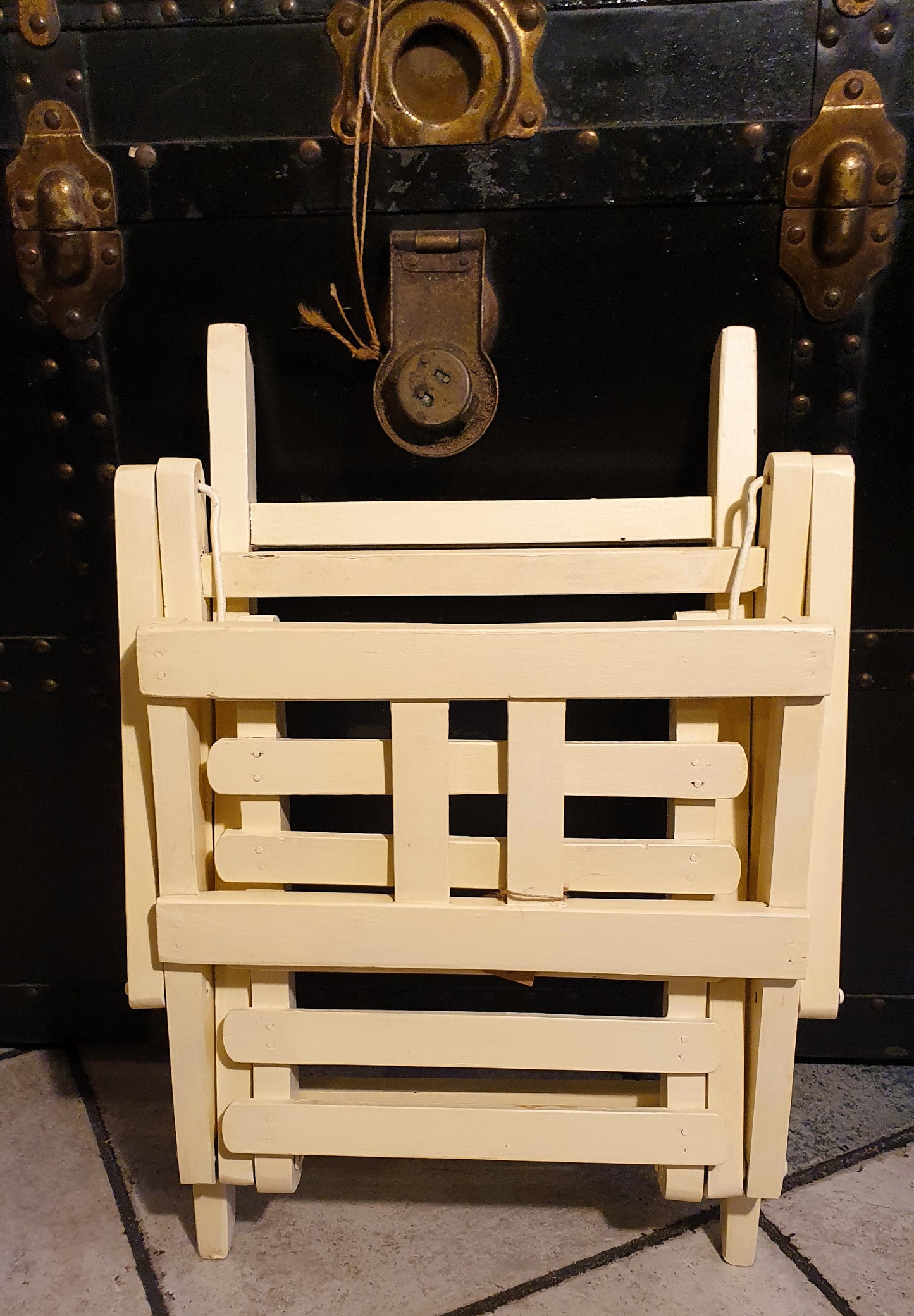 SEDIOLINA PIEGHEVOLE VINTAGE ANNI '30