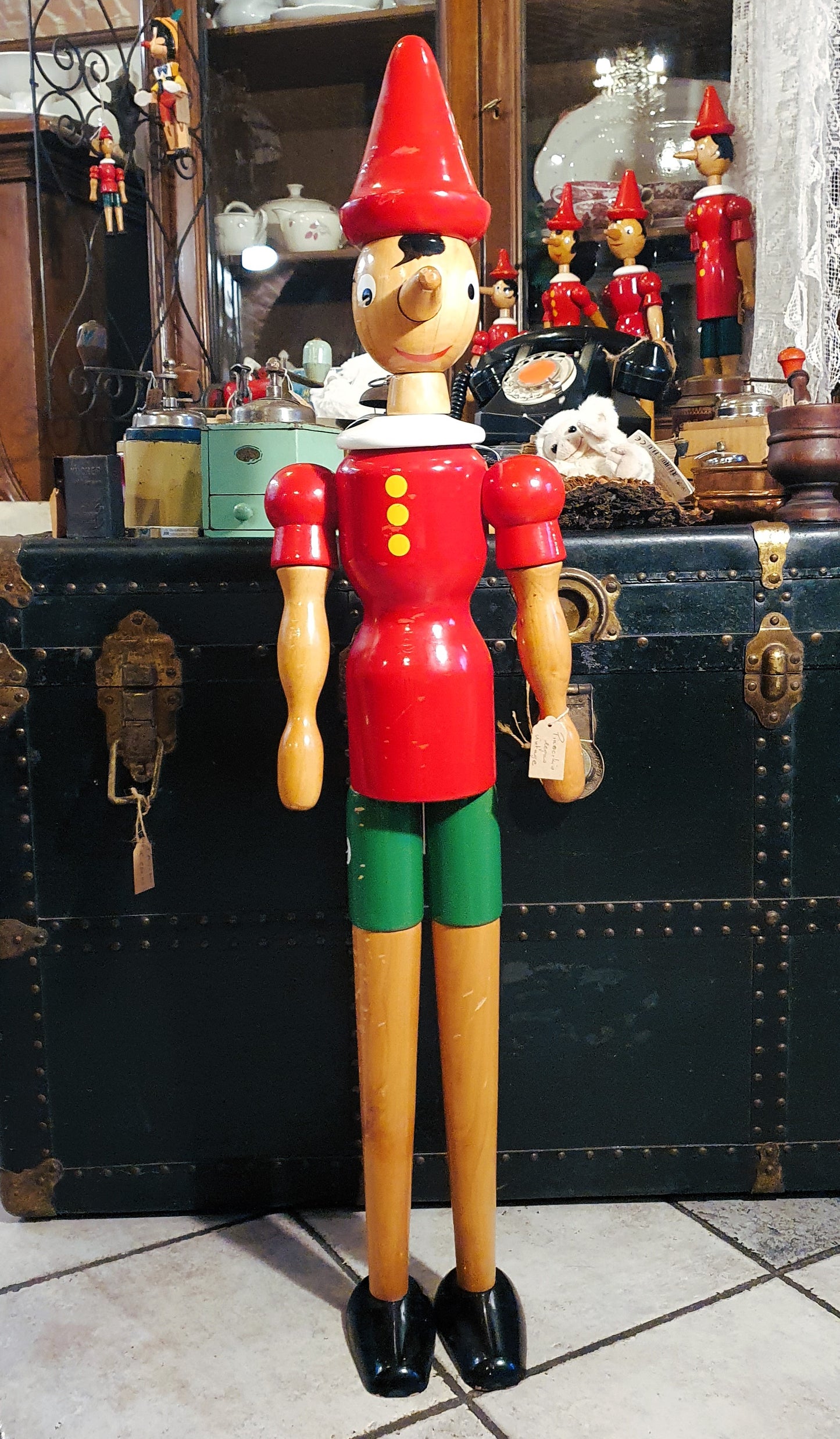PINOCCHIO BURATTINO VINTAGE ITALIA ANNI '60