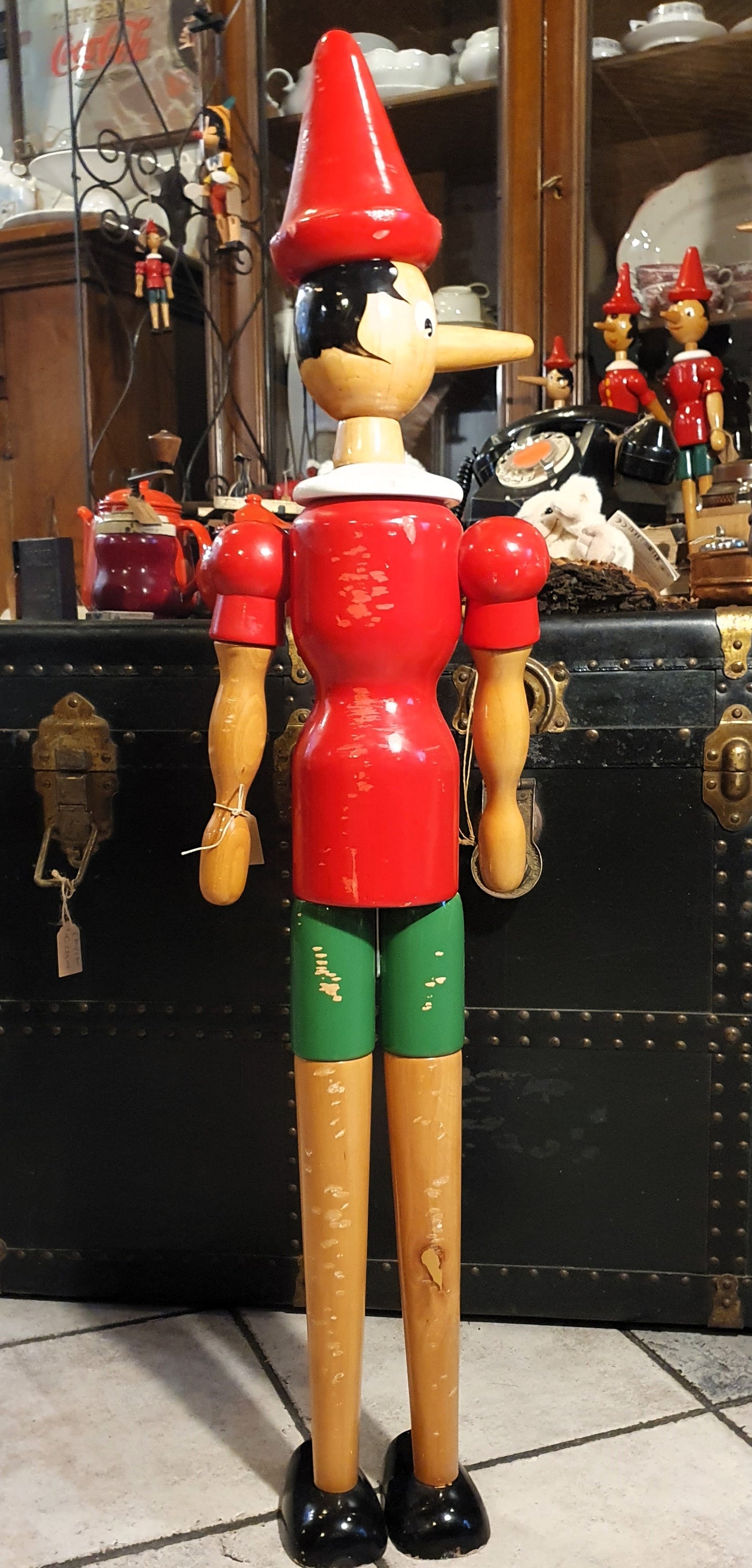 PINOCCHIO BURATTINO VINTAGE ITALIA ANNI '60