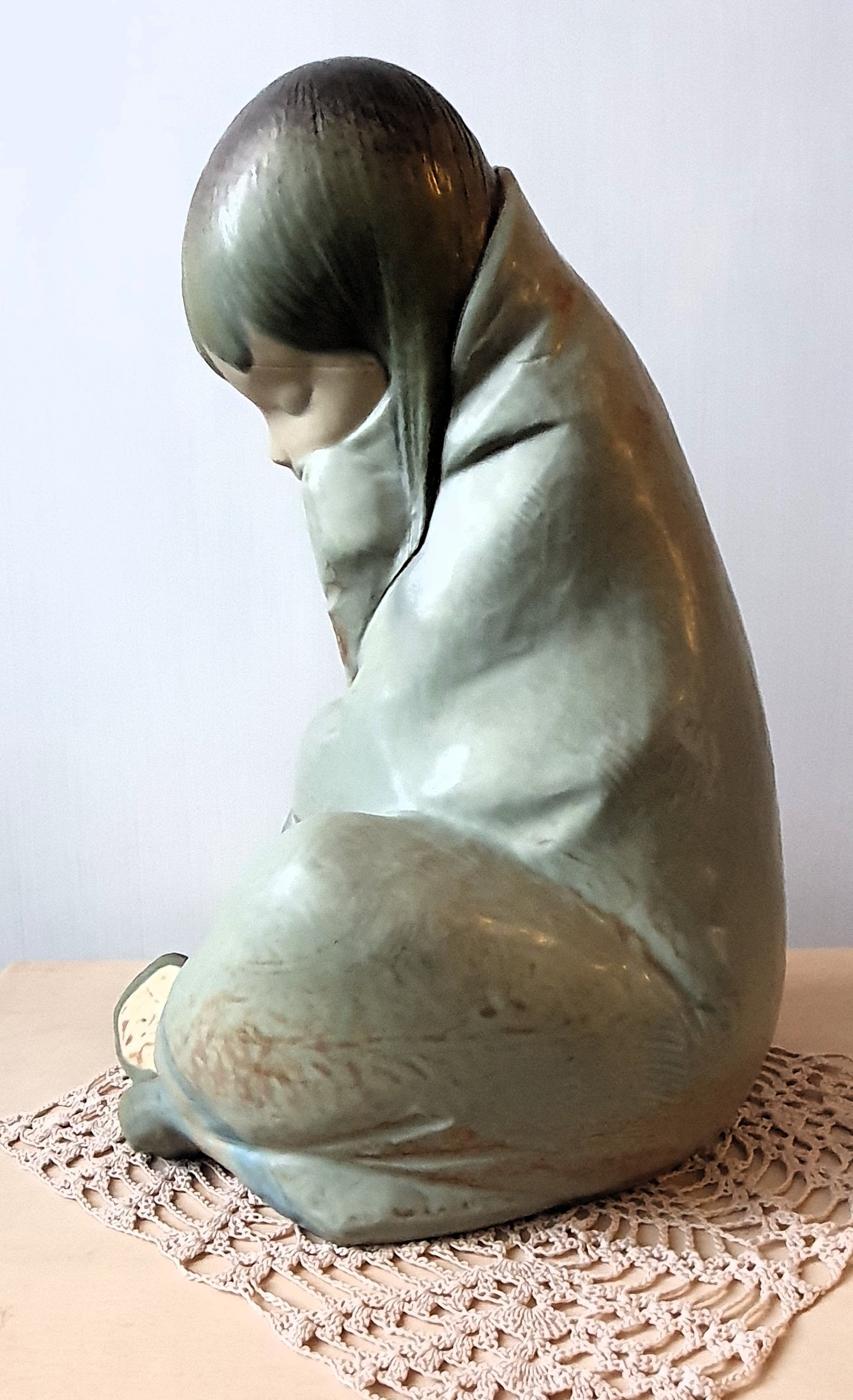 LLADRÓ RAGAZZA ESCHIMESE VINTAGE IN GRES