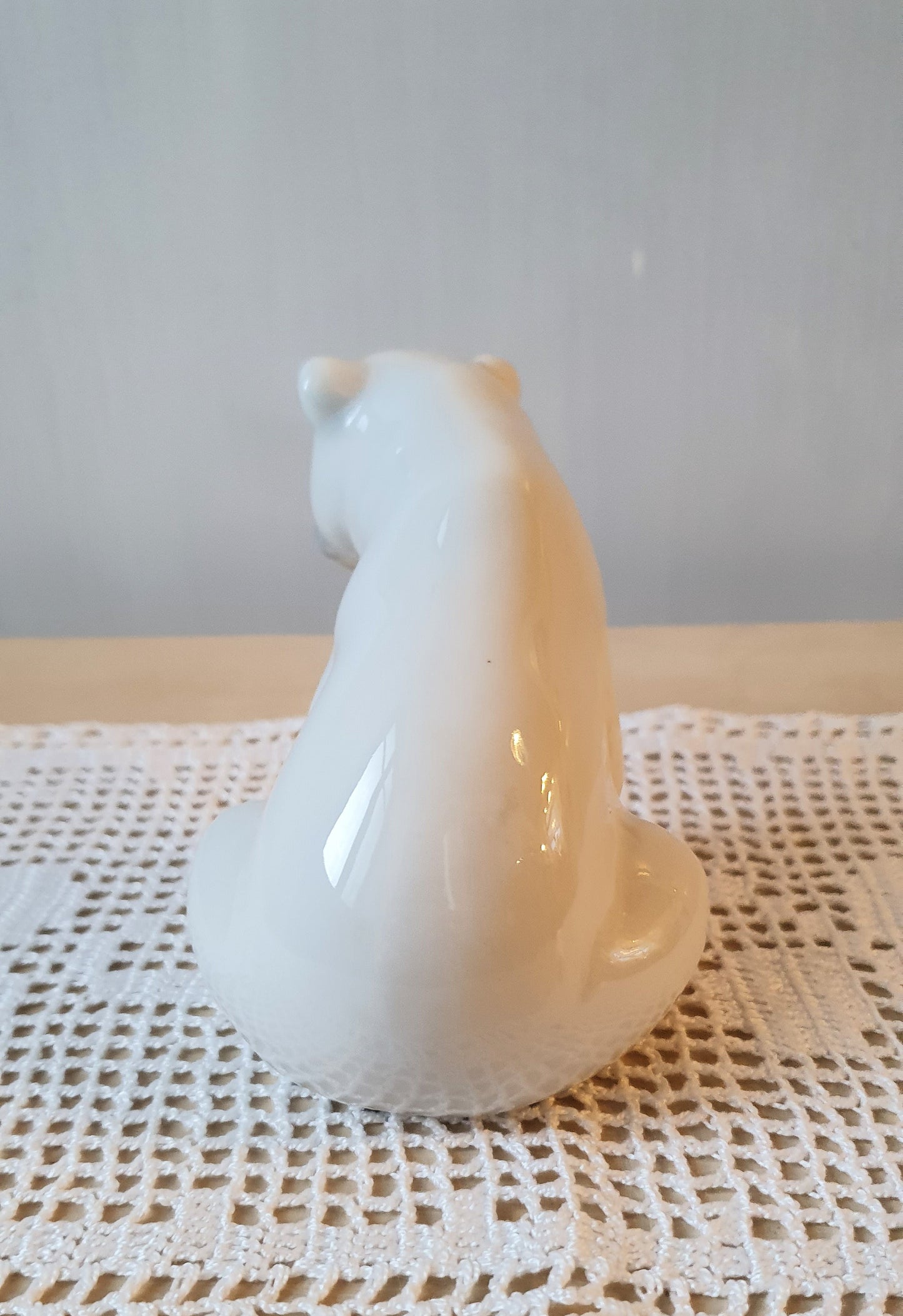 LLADRÓ ORSO POLARE VINTAGE  IN PORCELLANA