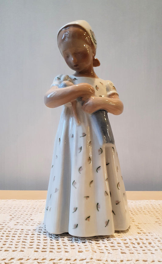 BING&GRONDAHL STATUINA VINTAGE "MARY CON BAMBOLA"