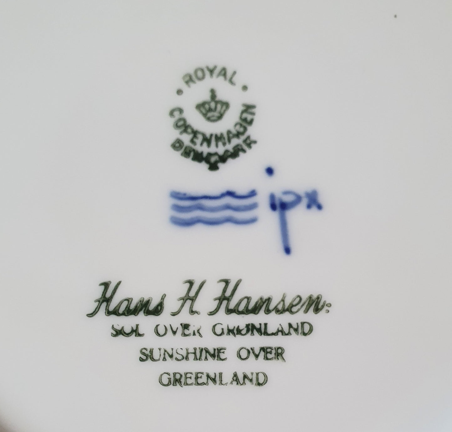 ROYAL COPENHAGEN PIATTO ANNO 1958