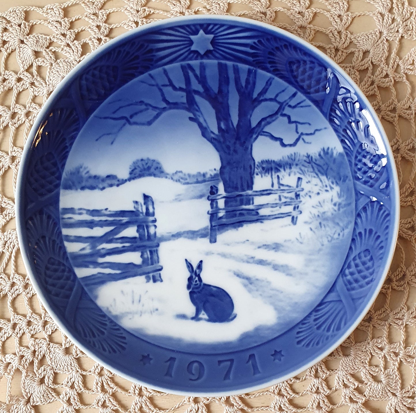 ROYAL COPENHAGEN PIATTO ANNO 1971