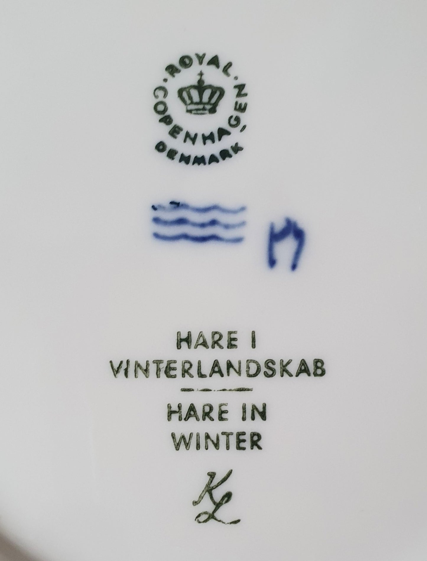 ROYAL COPENHAGEN PIATTO ANNO 1971