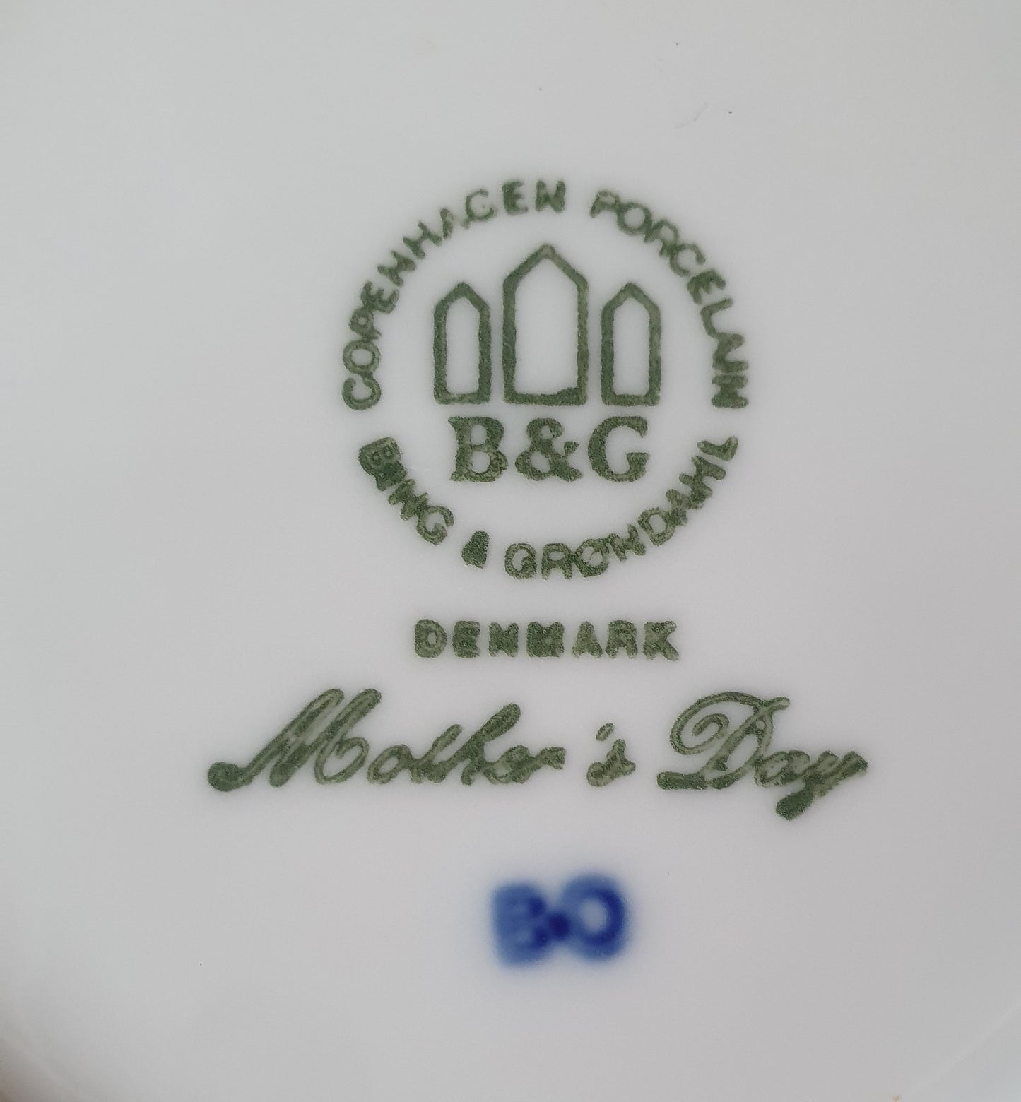 BING&GRONDAHL PIATTO "GIORNO DELLA MAMMA" ANNO 1995