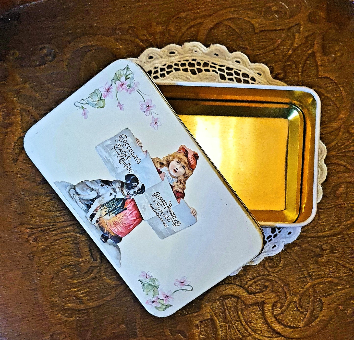 CAFFAREL PROCHET TORINO SCATOLA IN LATTA ANNI '90