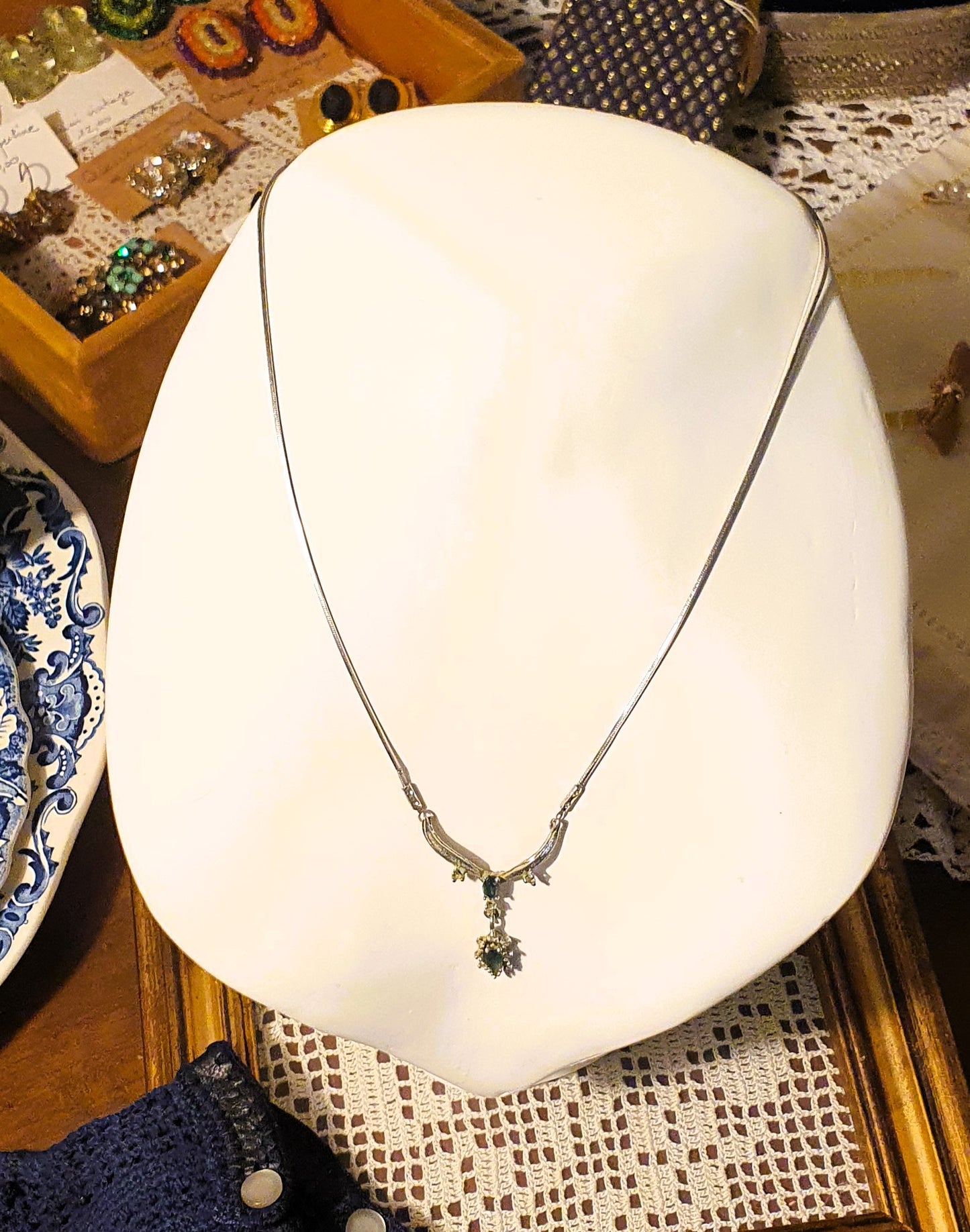 COLLANA GIROCOLLO VINTAGE IN ARGENTO