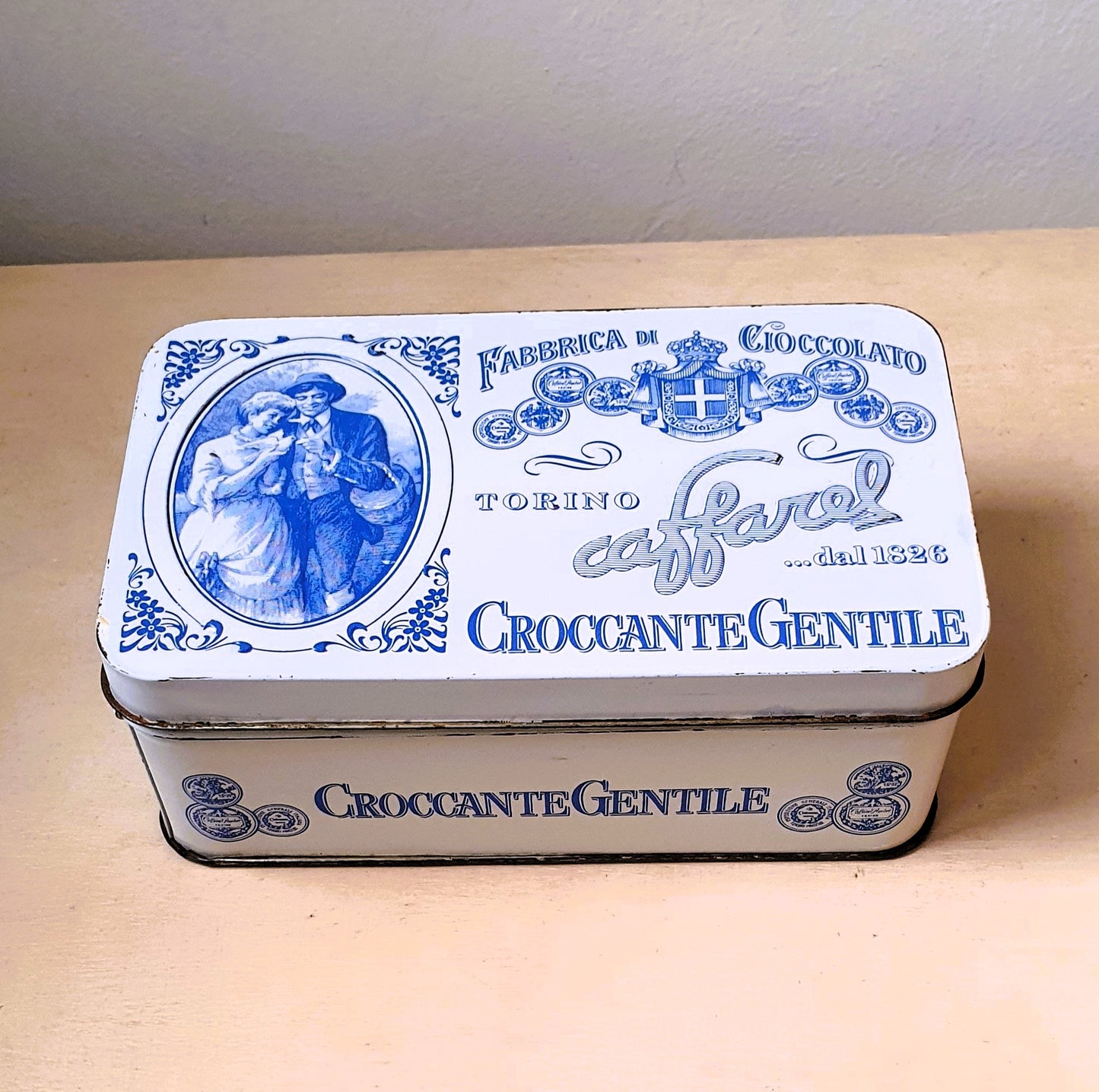 CAFFAREL TORINO SCATOLA IN LATTA ANNI '80