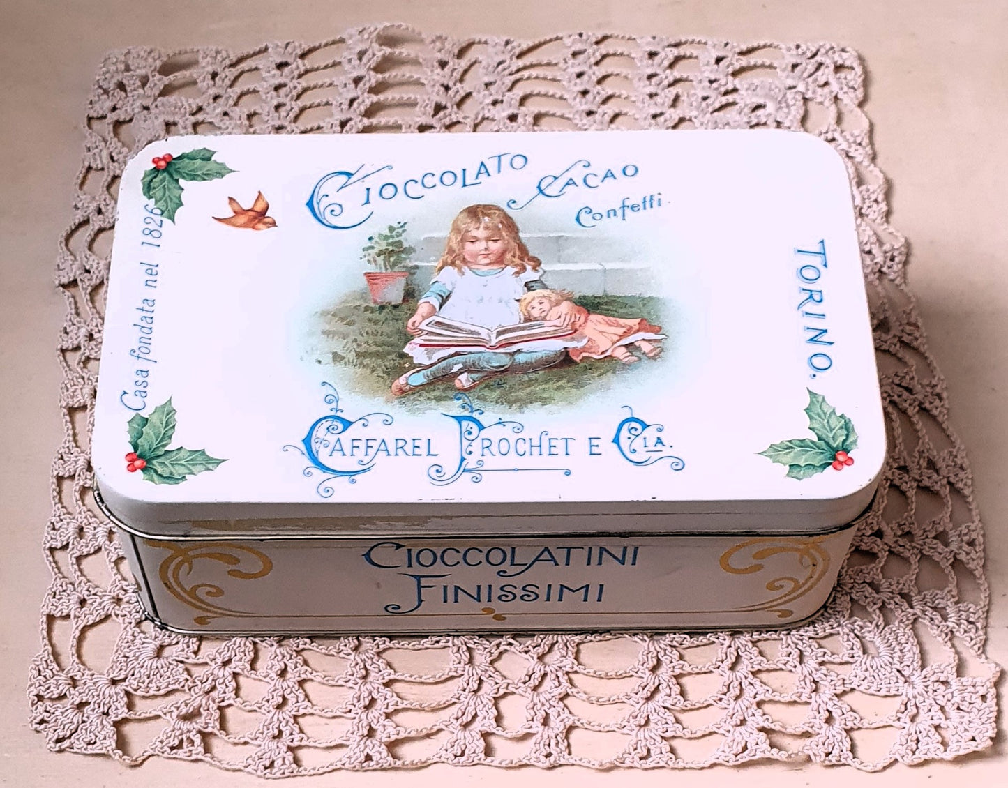 CAFFAREL PROCHET TORINO SCATOLA IN LATTA ANNI '90