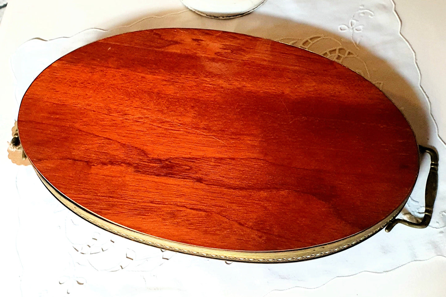 ANTICO VASSOIO OVALE ITALIA ANNI '40