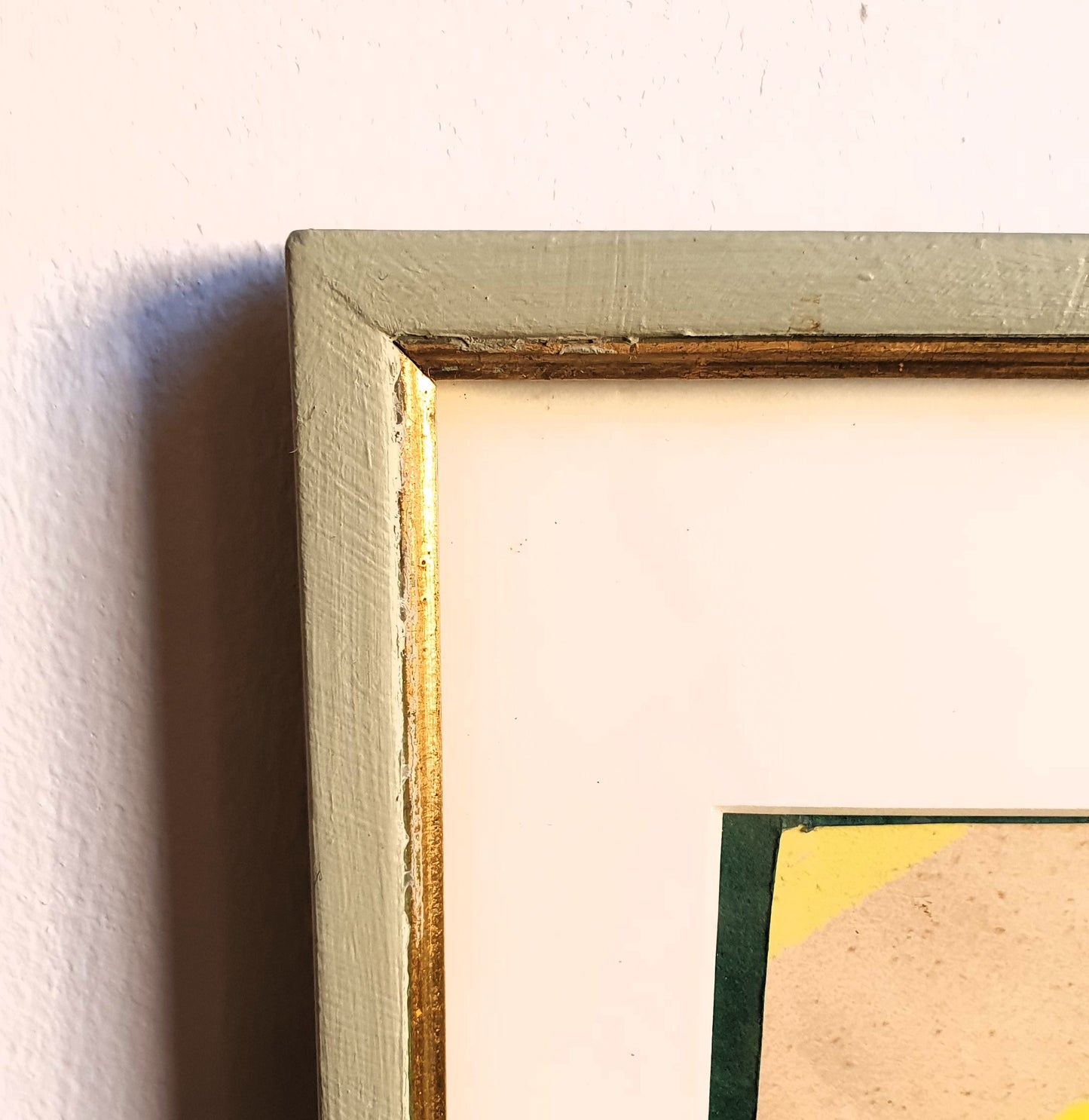 QUADRETTO VINTAGE DIPINTO A MANO: DOTTO