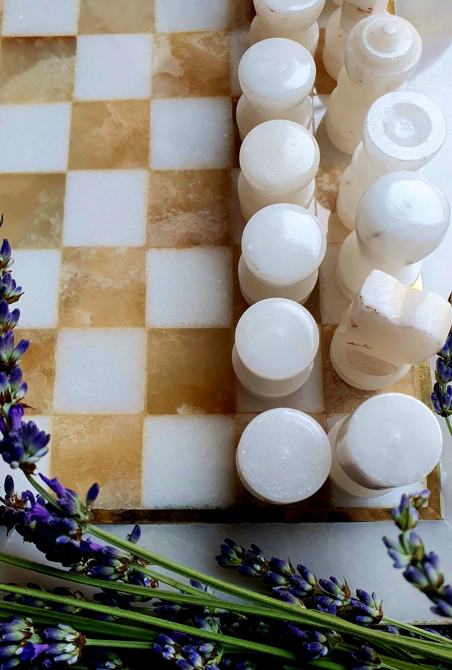 SCACCHIERA VINTAGE IN MARMO