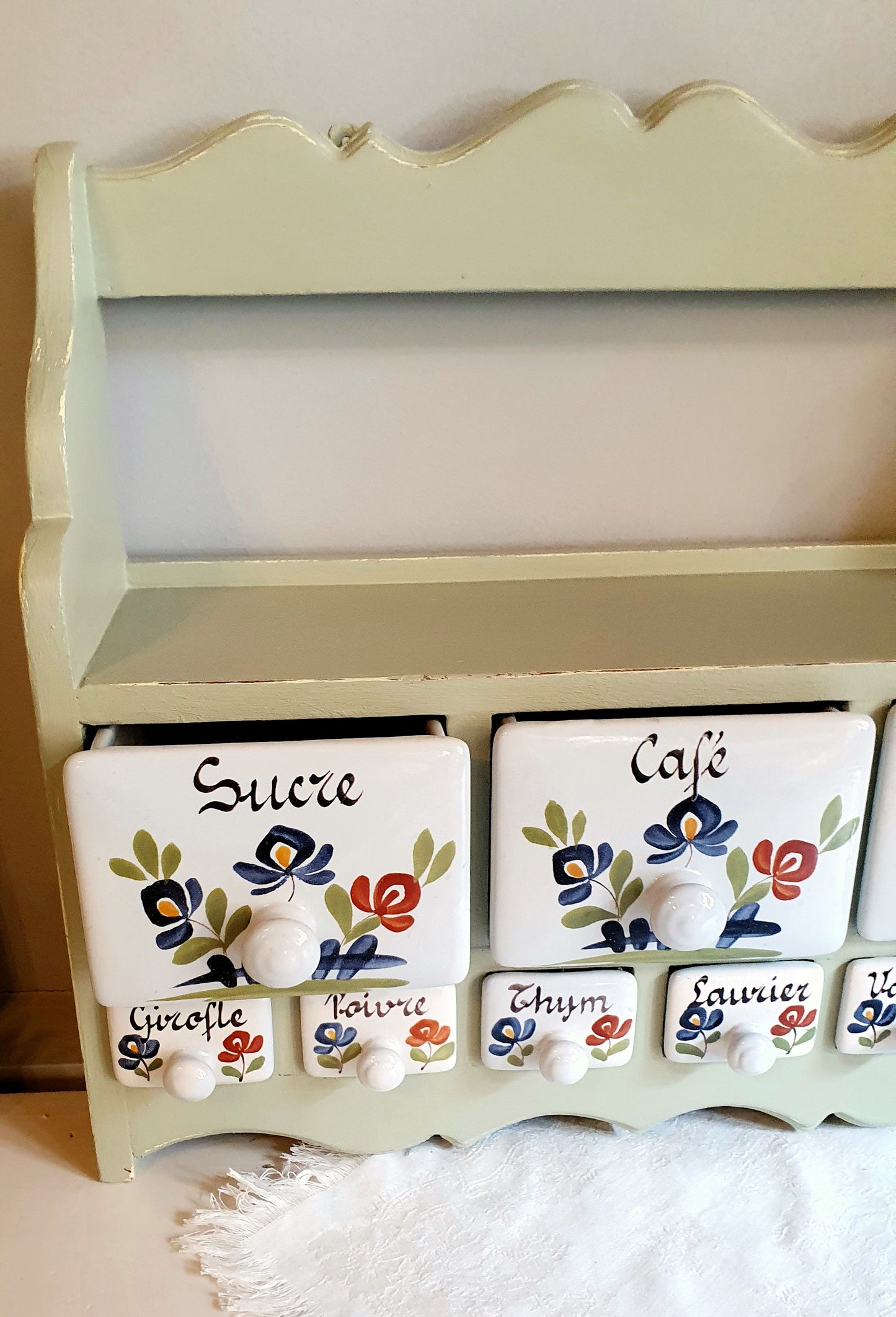 MENSOLA  PORTASPEZIE SCAFFALE SHABBY