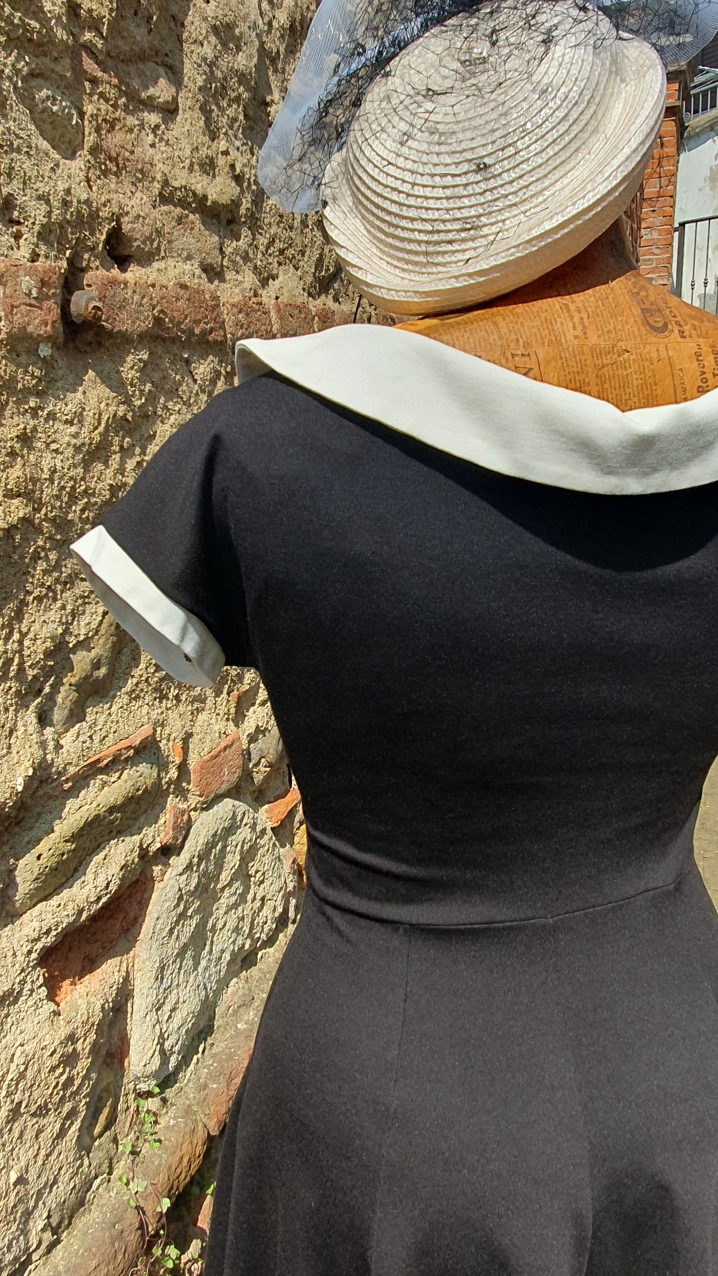 VESTITO DONNA DENNY ROSE STILE ANNI '60