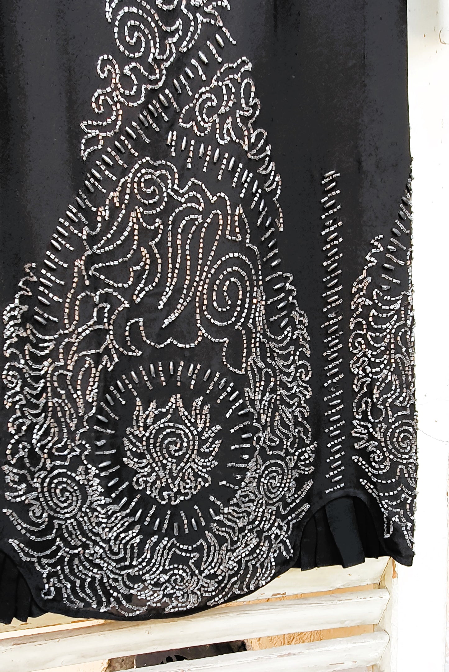 VESTITO NERO VINTAGE DA DONNA