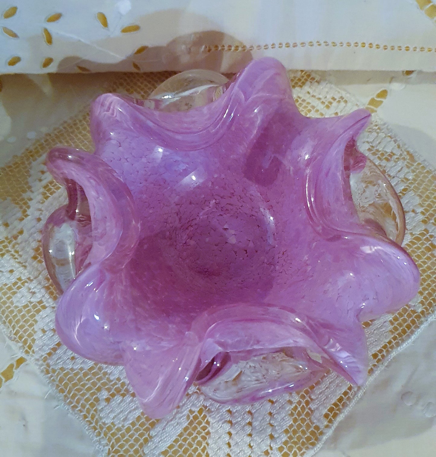 SVUOTATASCHE, POSASIGARI IN VETRO DI MURANO VINTAGE