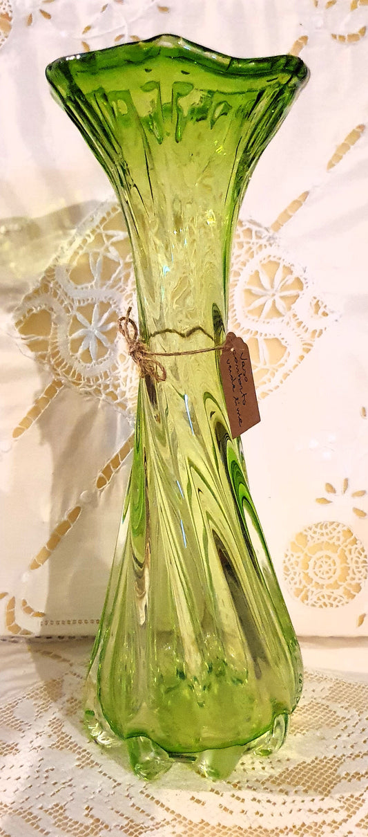 VASO VINTAGE IN VETRO DI MURANO