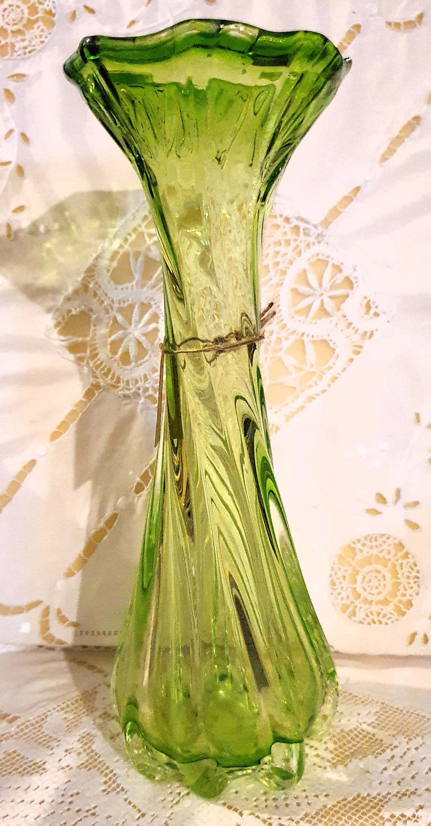 VASO VINTAGE IN VETRO DI MURANO