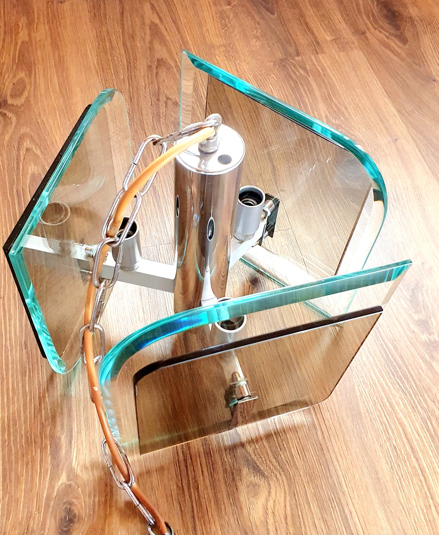 LAMPADA A SOSPENSIONE MODERNARIATO ITALIA  ANNI '60-'70