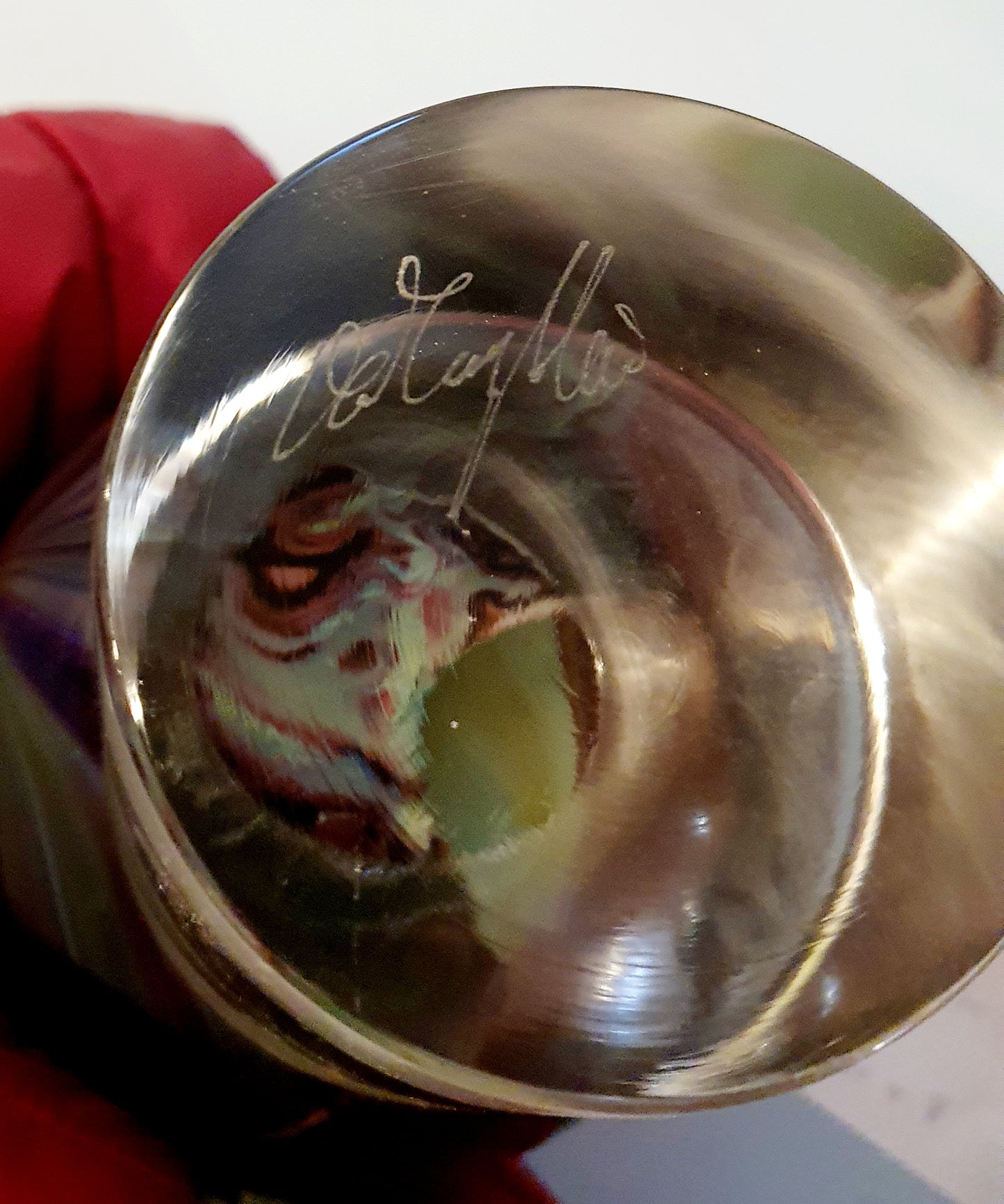 SCULTURA IN VETRO DI MURANO INTITOLATA " UOVO ENTRO UOVO"