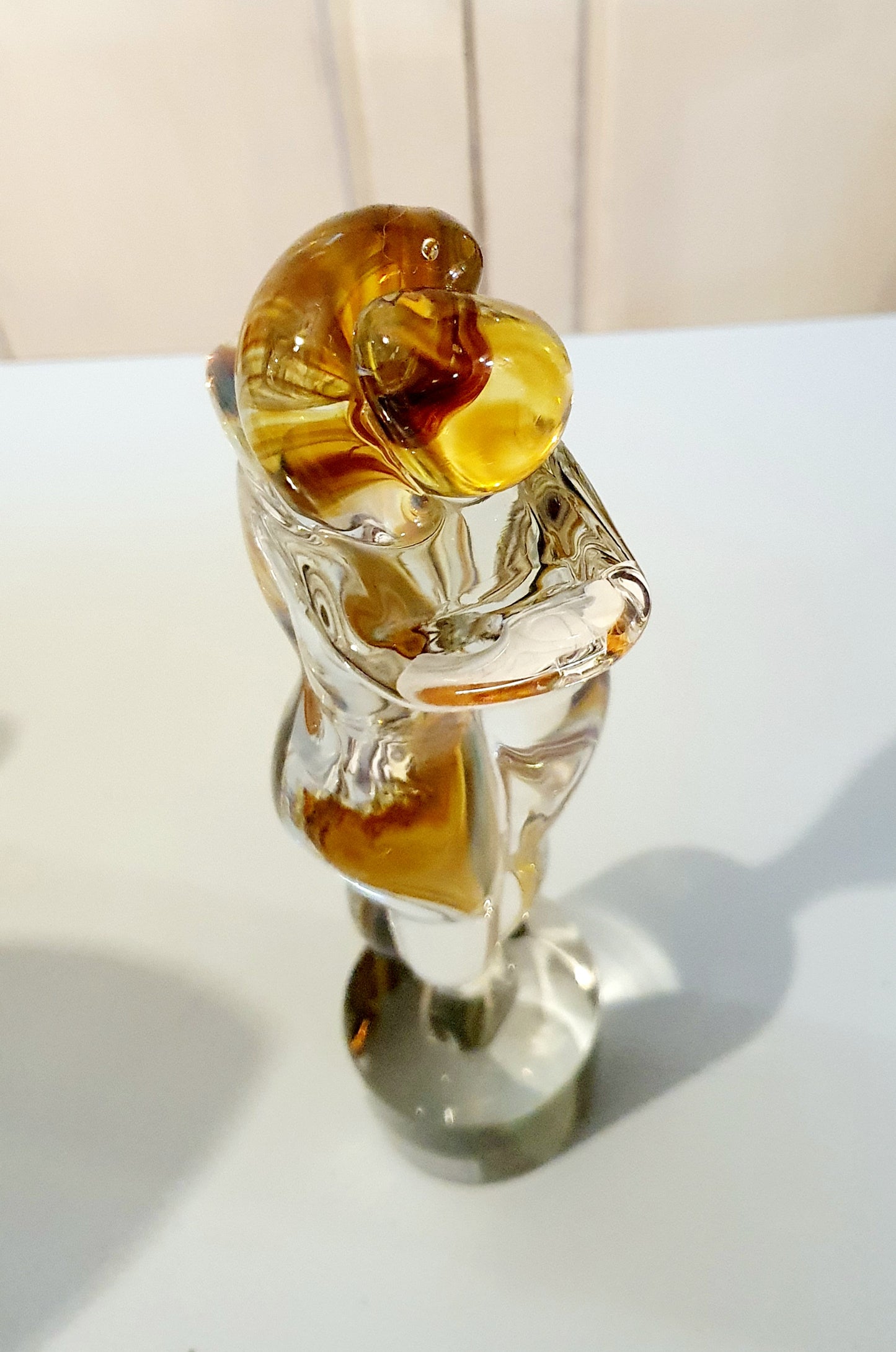 SCULTURA IN VETRO DI MURANO INTITOLATA "AMANTI"