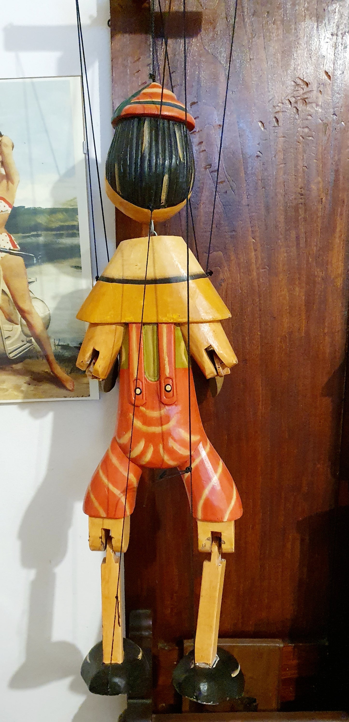PINOCCHIO MARIONETTA IN LEGNO VINTAGE