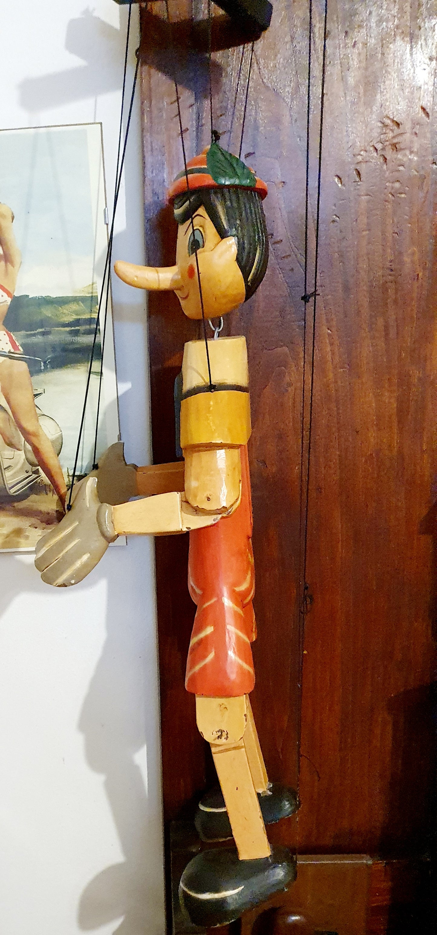 PINOCCHIO MARIONETTA IN LEGNO VINTAGE
