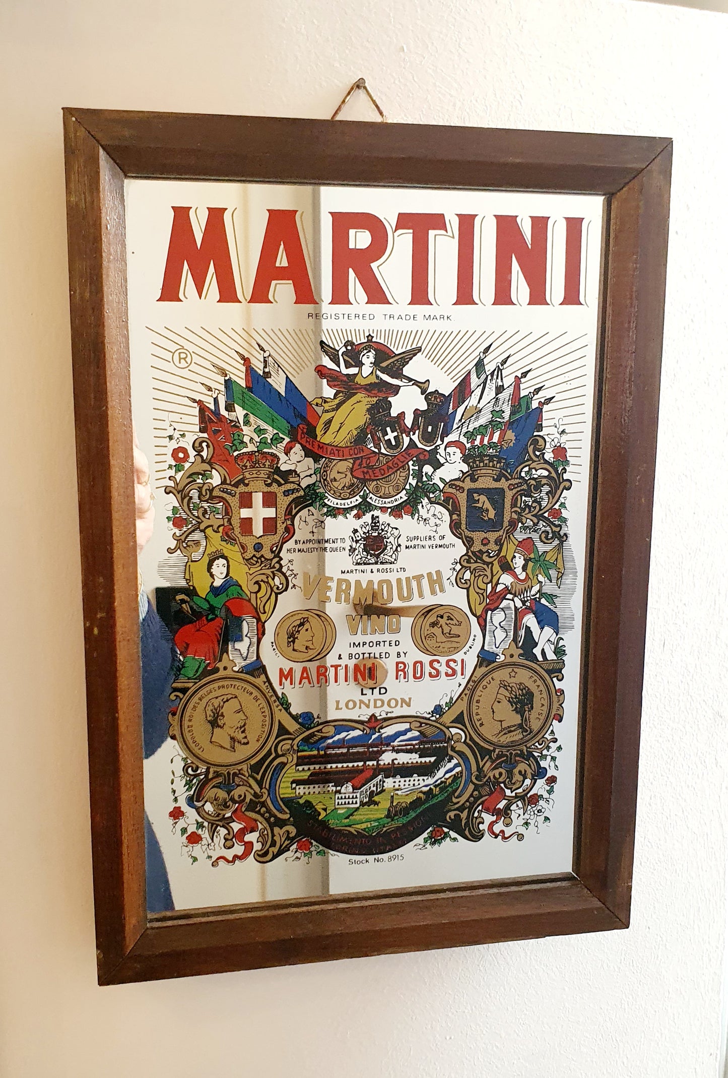 SPECCHIO PUBBLICITARIO MARTINI VERMOUTH