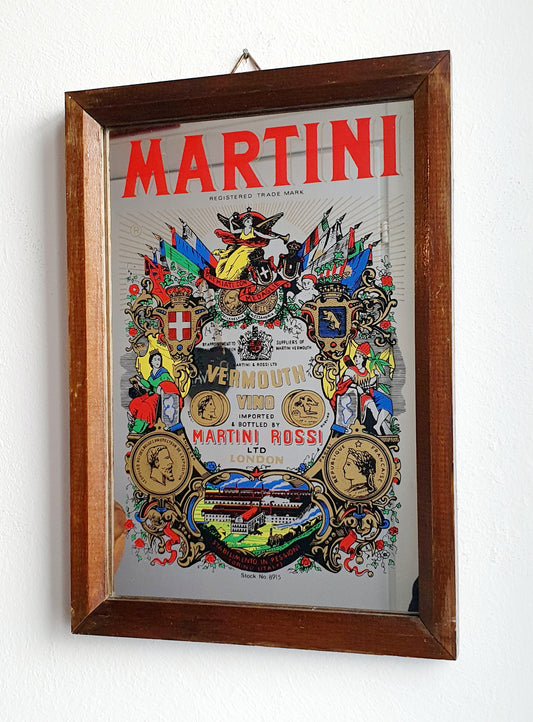 SPECCHIO PUBBLICITARIO MARTINI VERMOUTH