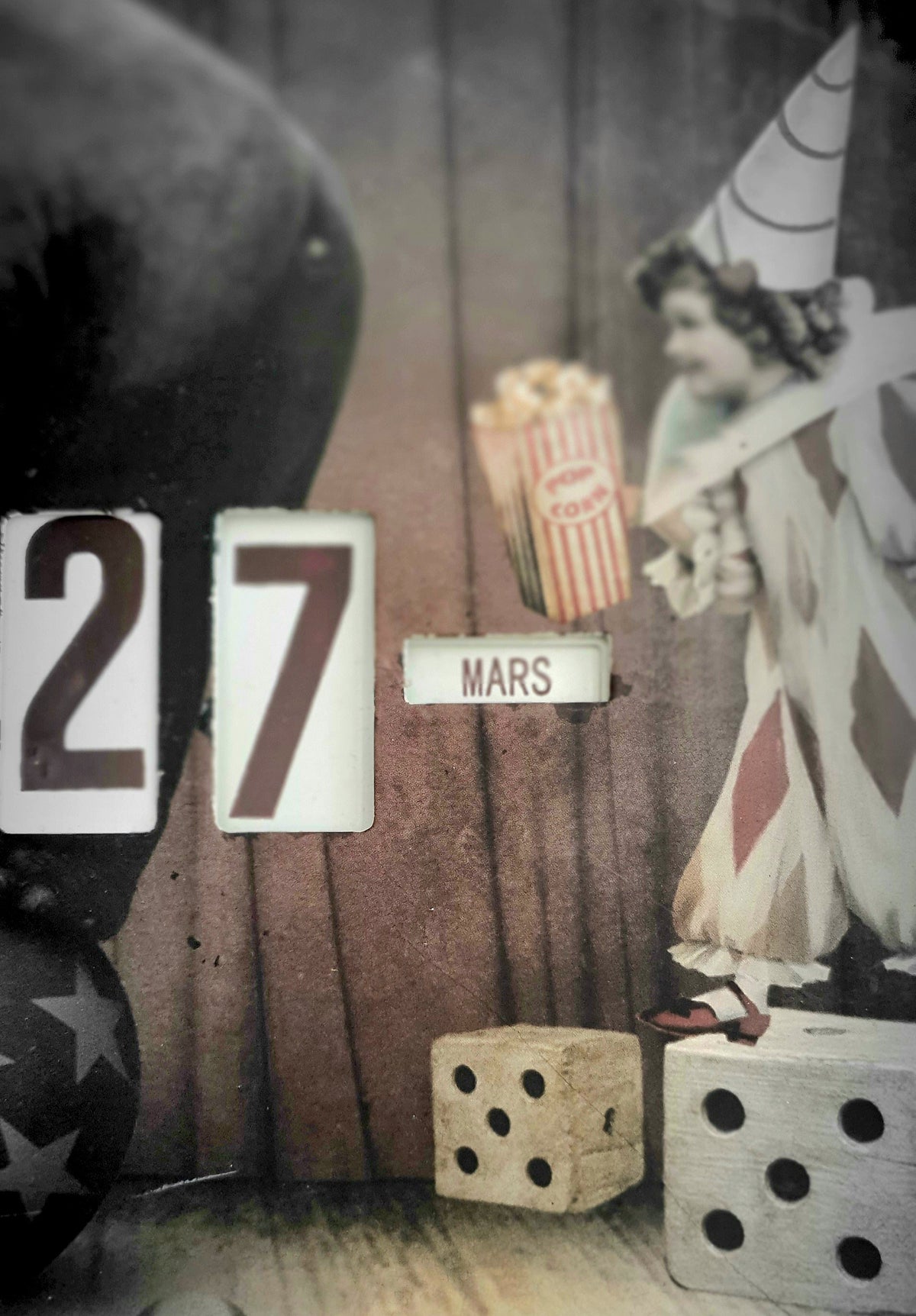 CALENDARIO PERPETUO IN LATTA VINTAGE