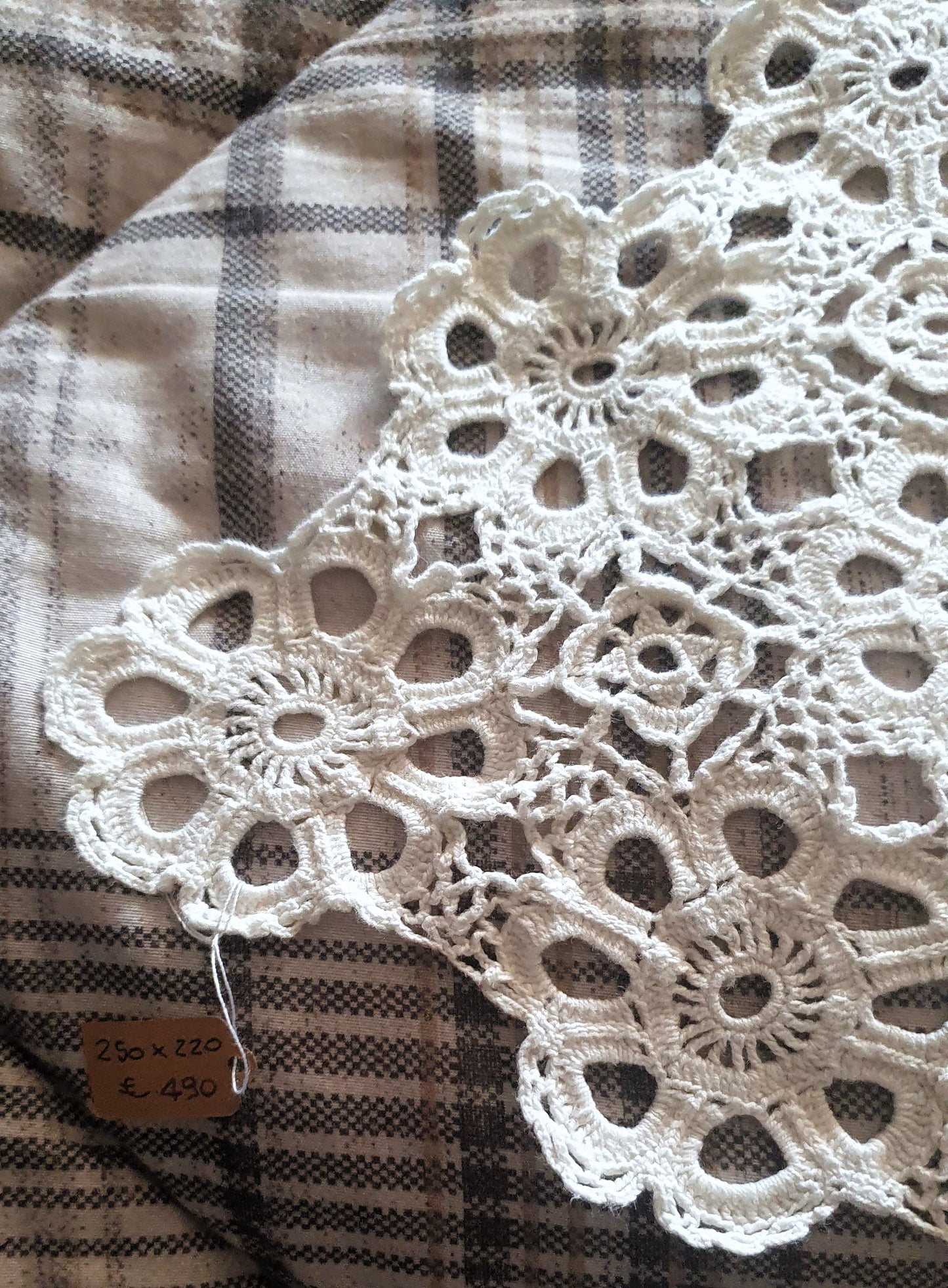 COPRILETTO IN PIZZO VINTAGE ANNI '50