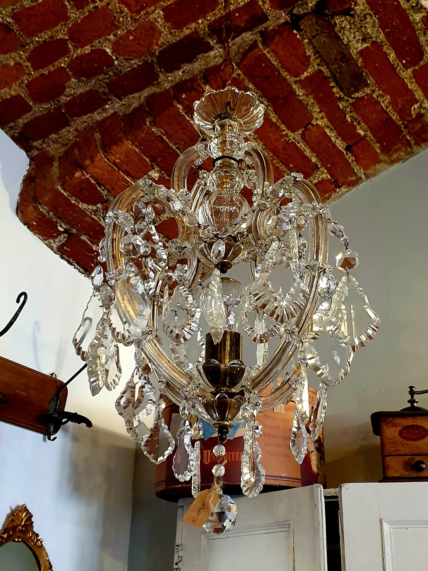 LAMPADARIO A GOCCE VINTAGE ANNI '50 - '60