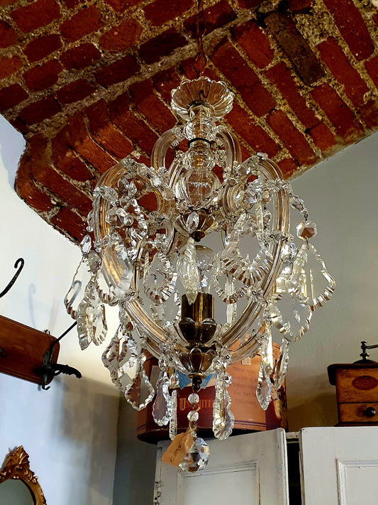 LAMPADARIO A GOCCE VINTAGE ANNI '50 - '60