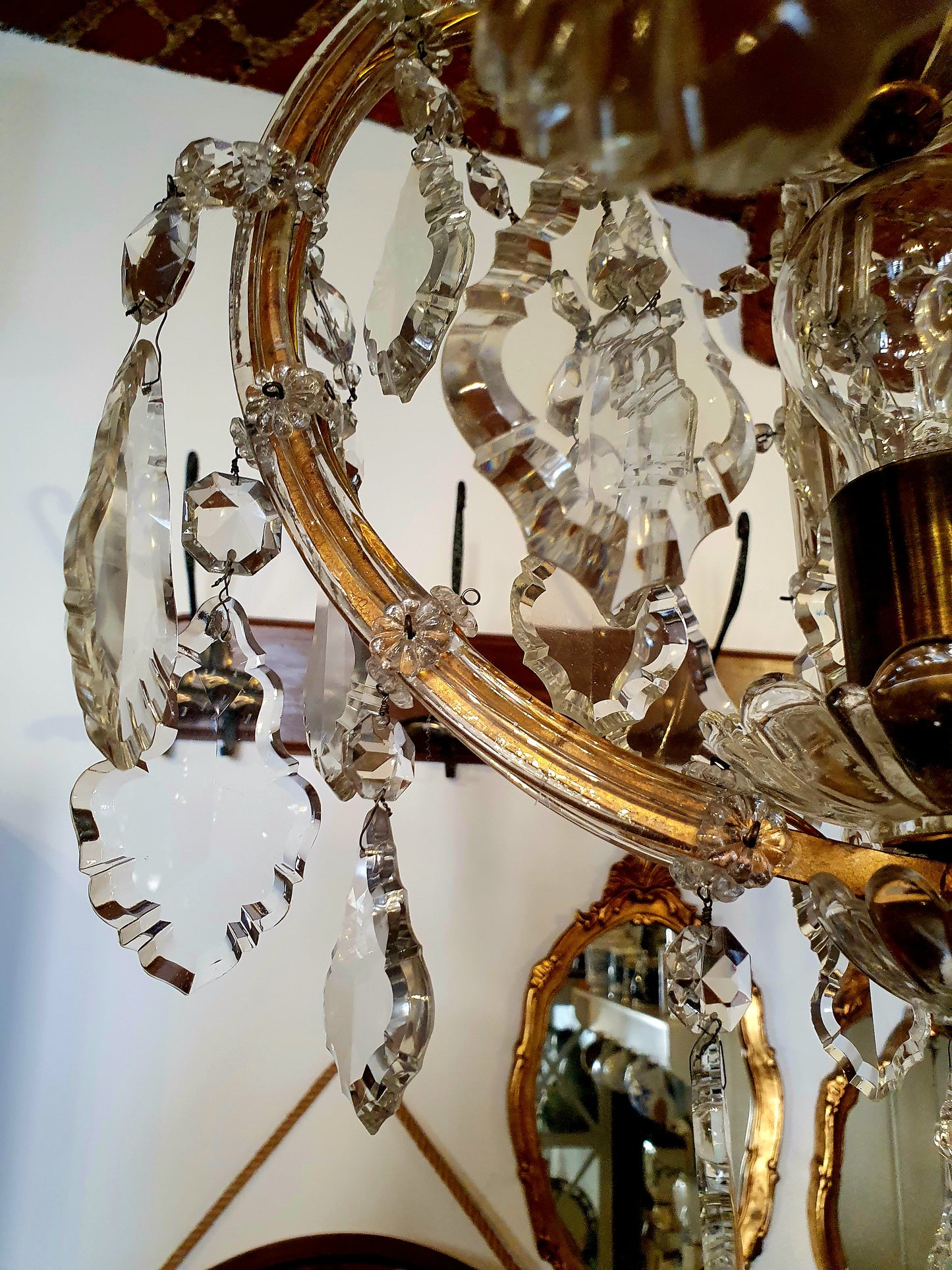 LAMPADARIO A GOCCE VINTAGE ANNI '50 - '60