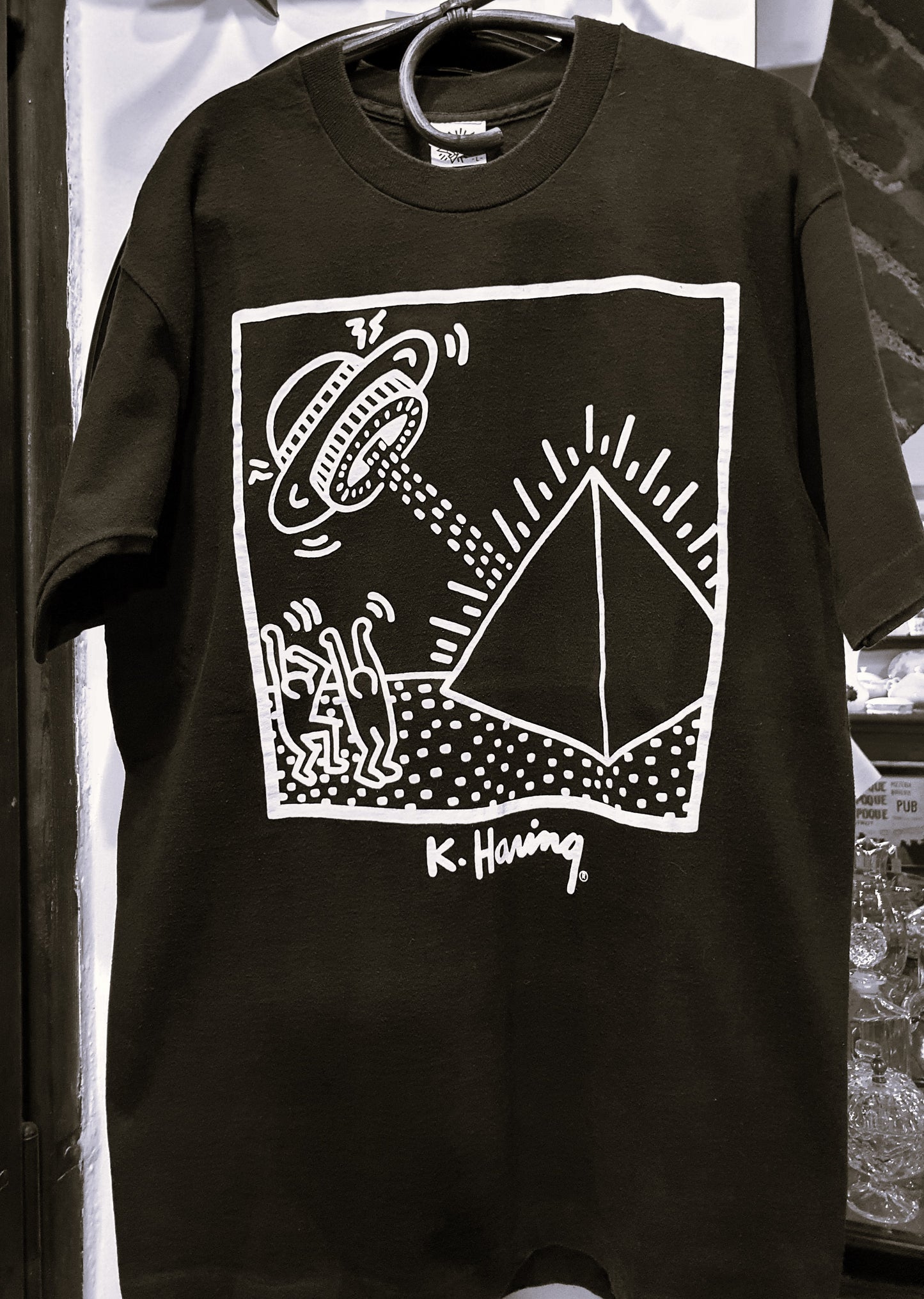 T-SHIRT K.HARING U.S.A. VINTAGE