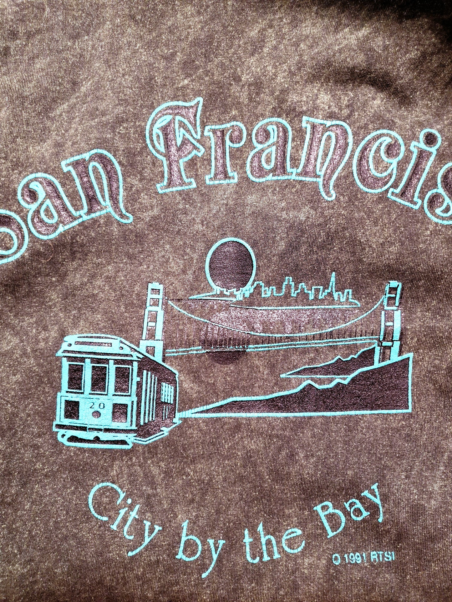 T-SHIRT SAN FRANCISCO  U.S.A. 1991